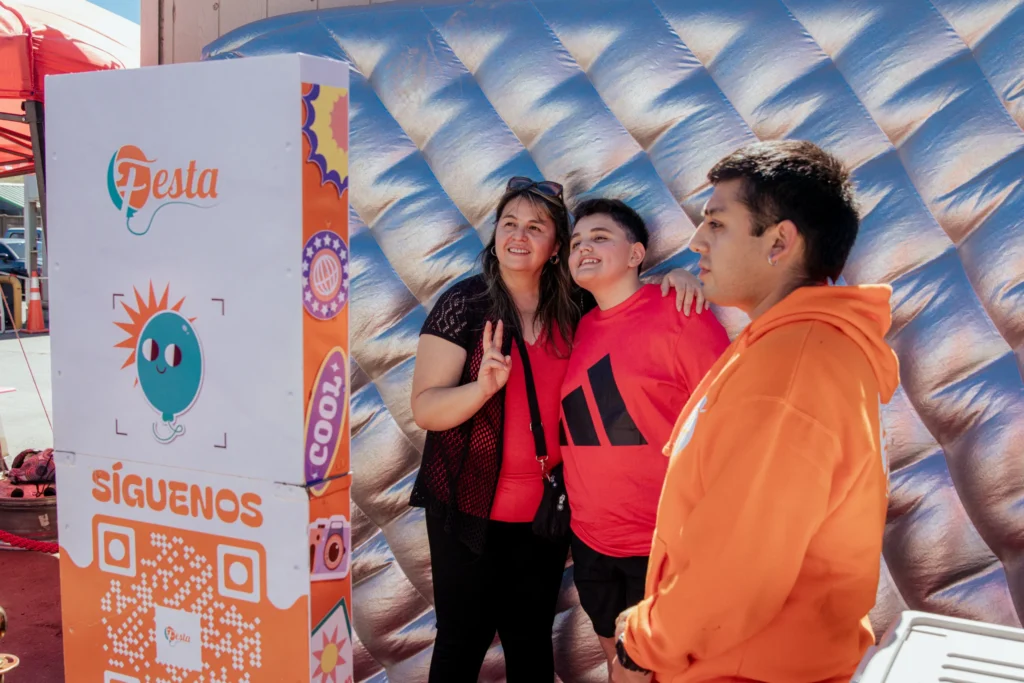 Tótem fotográfico en Concepción