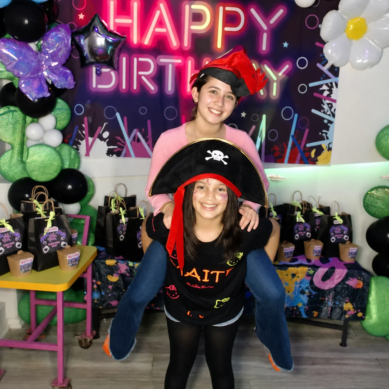 Celebración de cumpleaños con animación Festa